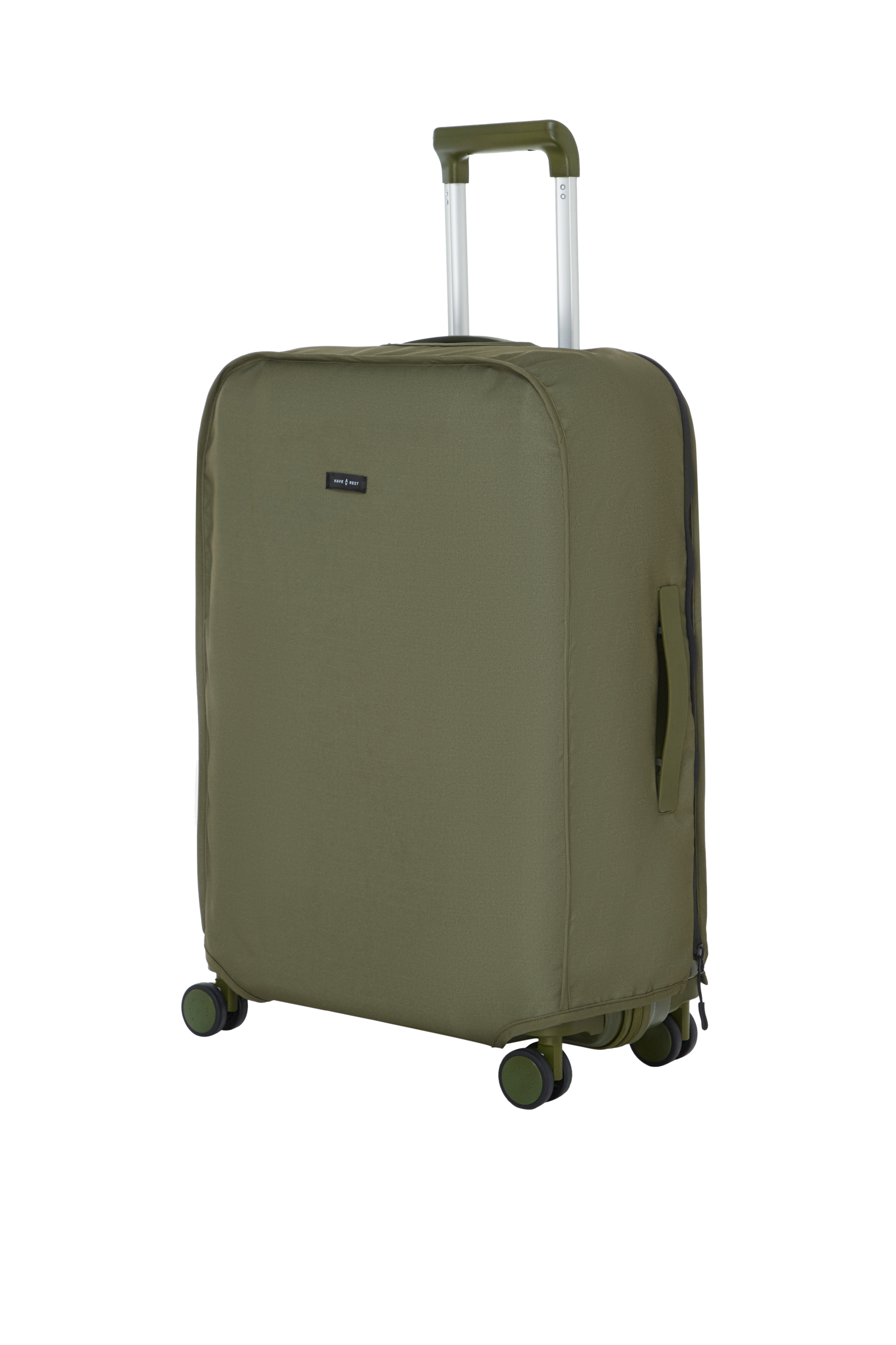 Картинка Захисний чохол для валізи ECO TRAVEL MEDIUM тенмо-зелений